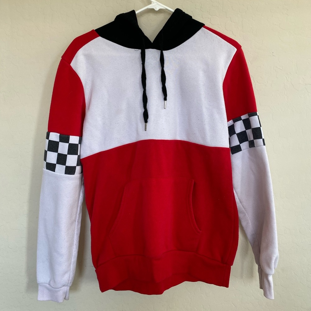 The 21 race print hoodie